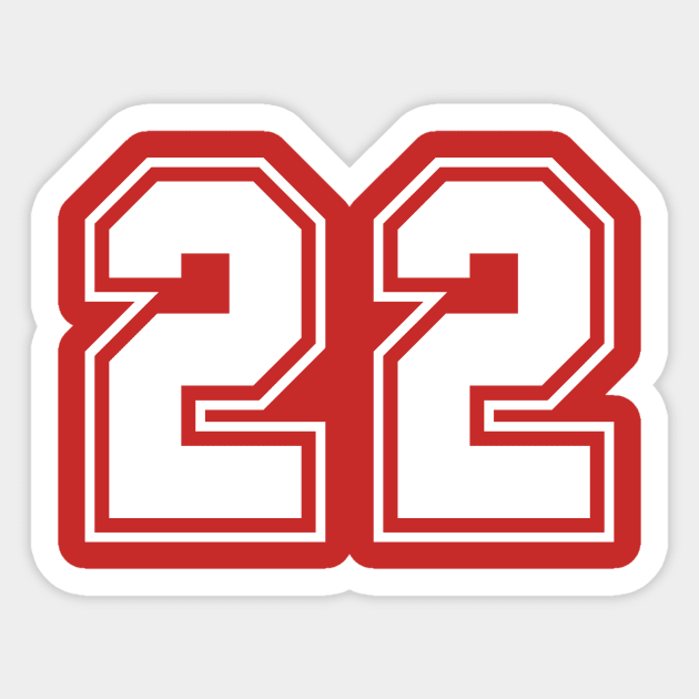 twenty two Sticker by designseventy